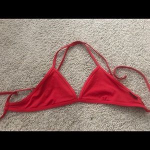 Red Jolon Triangle Top